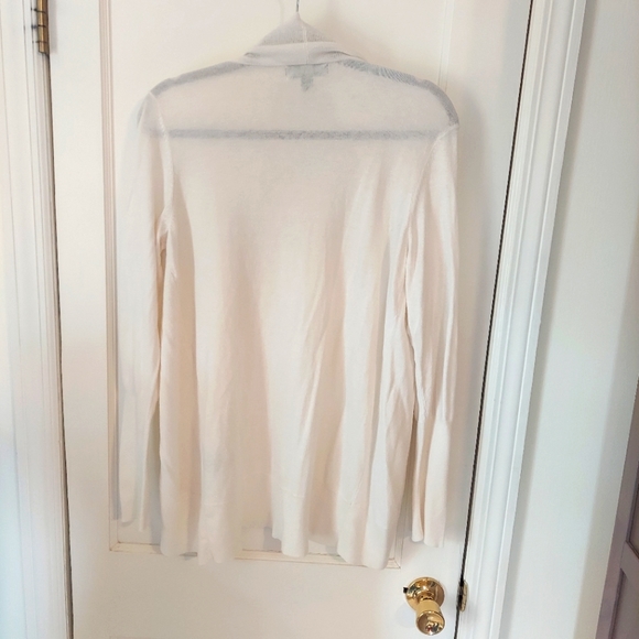 Ivory Open Front Cardigan - Picture 3 of 5